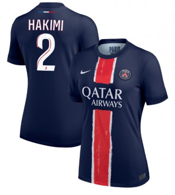 Paris Saint-Germain Achraf Hakimi #2 Hemmatröja Kvinnor 2024-25 Kortärmad